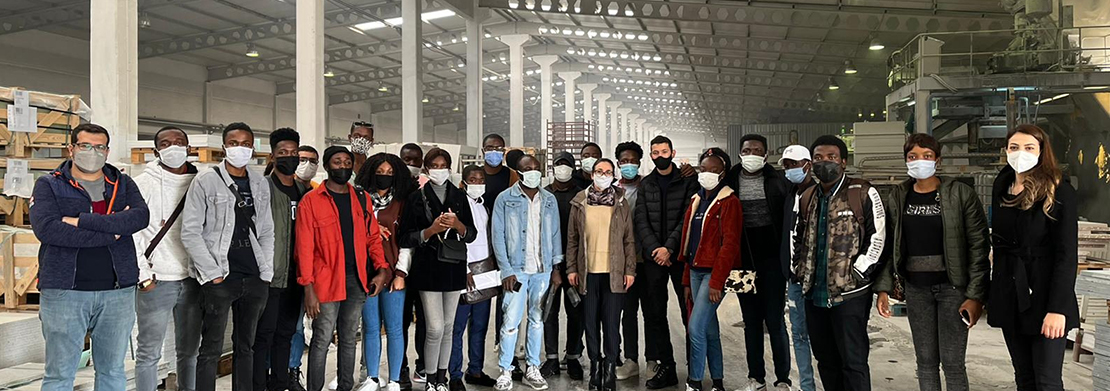 The students of the CIU Business Club made a technical trip to the STONITE stone production factory 