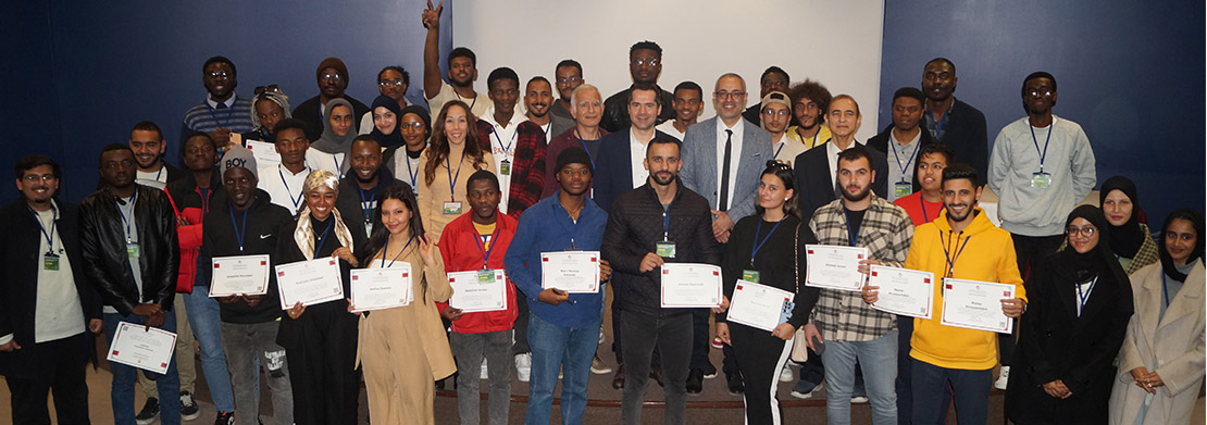 Renewable/clean energy project display at CIU