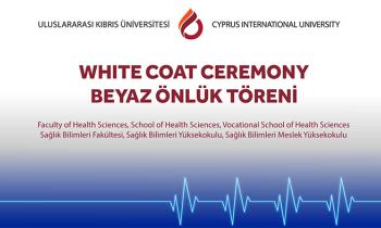 UKÜ saglık bilimleri programlarında beyaz onlük giyme töreni gerçekleştirildi