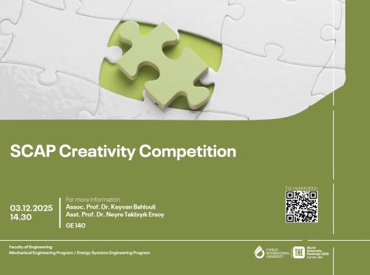 SCAP Creativity Competition poster